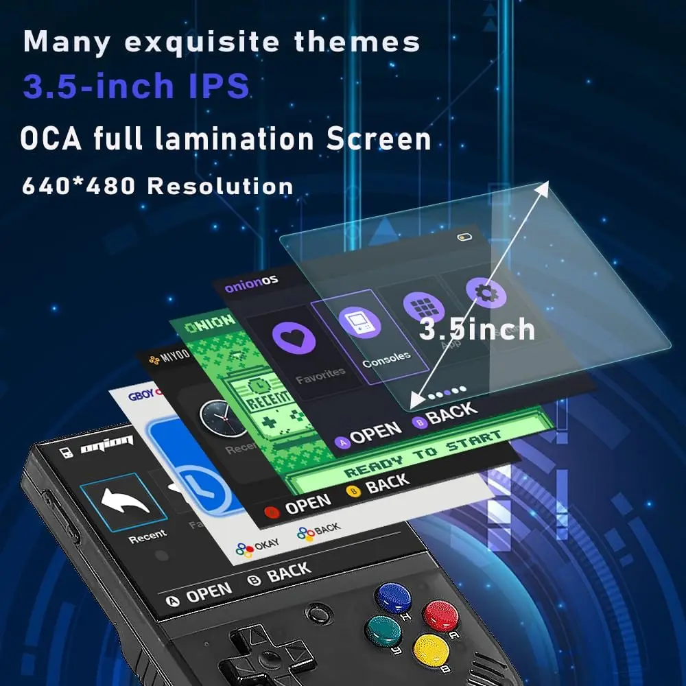 MIYOO Mini Plus Retro Handheld Game Console 3.5'IPS HD Screen Mini+ Portable Players Childhood Classic Nostalgic Gaming Emulator - Image 2