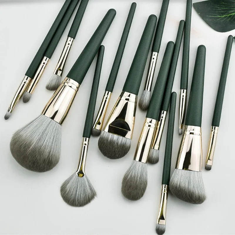 14Pcs Makeup Brushes Soft Fluffy Makeup Tools Cosmetic Powder Eye Shadow Foundation Blush Blending Beauty Make Up Brush - Image 5