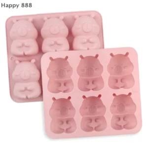 Kapibara Silicone Ice Tray – DIY Chocolate, Candy & Biscuit Mold For Baking And Gifting