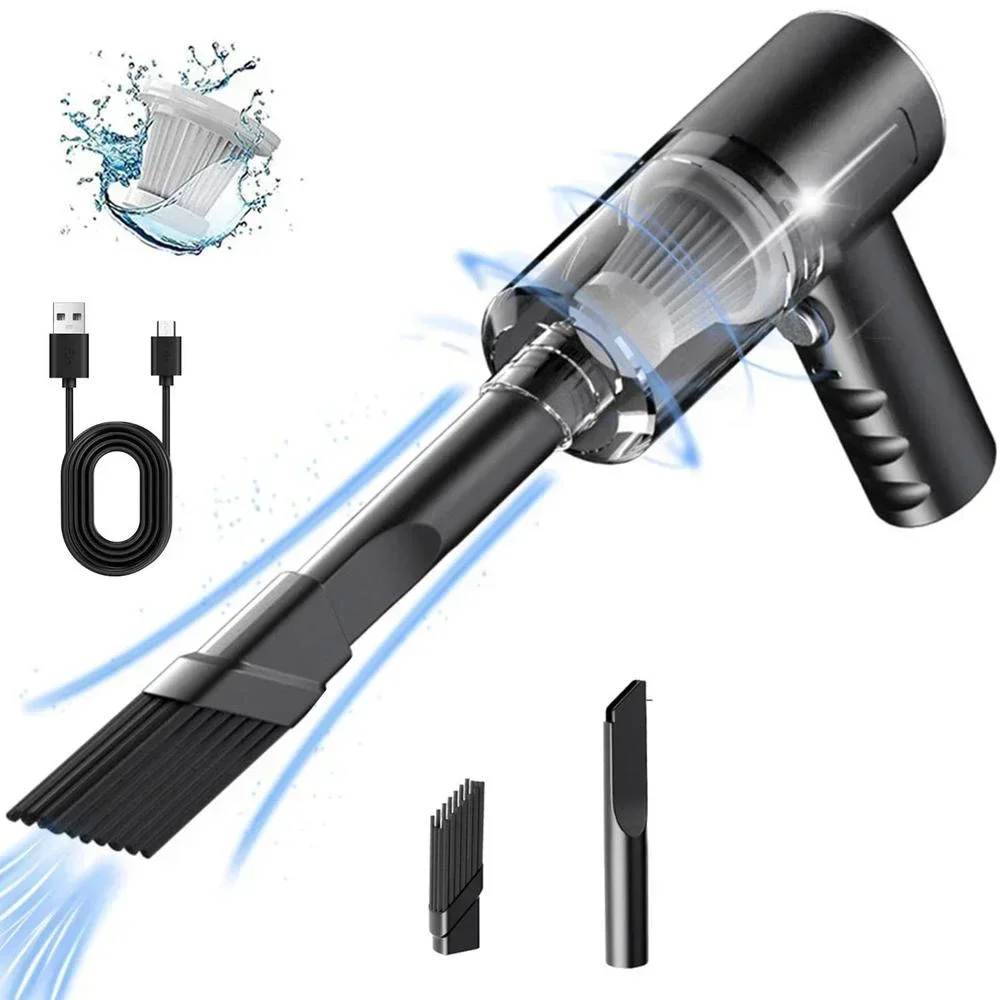 1PC Wireless Vacuum Cleaner 120W High Power Black Dual Use for Home And Car Powerful Portable Handheld Vacuum - Image 3