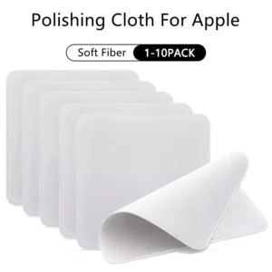 1/5/10PCS Double Suede Polishing Cloth Screen Cleaner Wiper for MacBook Screen iPad iPhone Apple Watch Display Cleaning Supplies