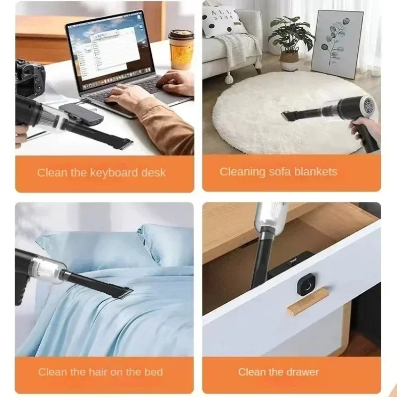 Car Vacuum Cleaner 2900000 Pa 4 In1 Powerful Clean Machine Wireless Blowing Suction Portable Vacuum Cleaner household 2026 - Image 5