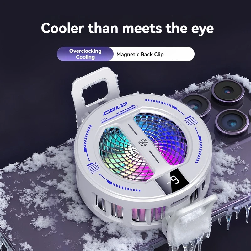 K36 Semiconductor Magnetic Phone Cooler Fast Heat Dissipator Universal for Gaming iPhone 16 15 14 13 12 Pro Max Samsung S25 iPad - Image 5