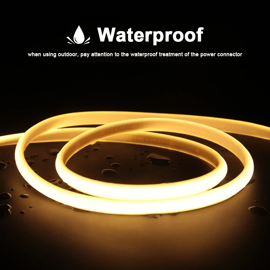 Waterproof Smart 220V COB Led Strips 20M 30M 50M WiFi Bluetooth Remote Control Flexible Led Neon Tape Light Outdoor Room Decor - Image 5
