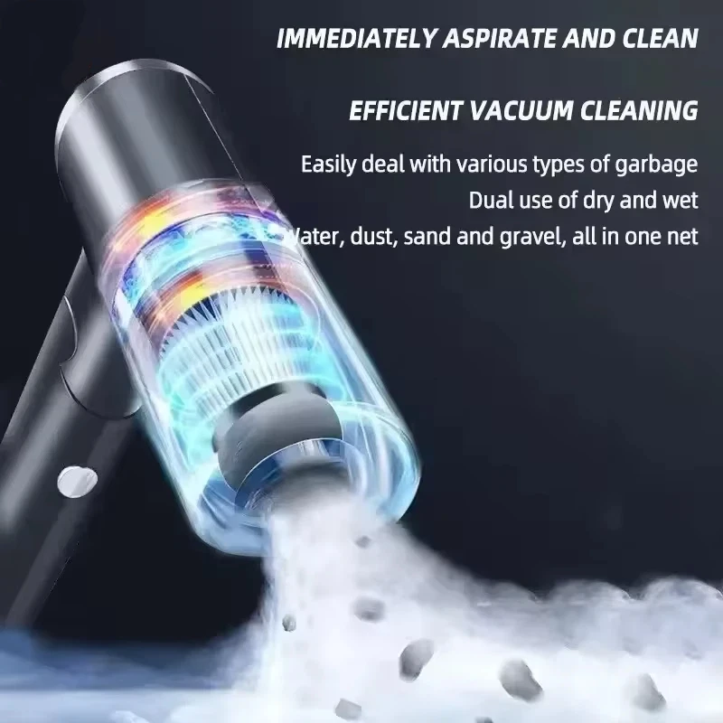 Car Vacuum Cleaner 2900000 Pa 4 In1 Powerful Clean Machine Wireless Blowing Suction Portable Vacuum Cleaner household 2026 - Image 2