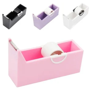 Eyelash Extension Tape Holder Base Adhesive Tape Cutter Dispenser Grafting Lash Plastic Rotating Tape Cutting Makeup Tools