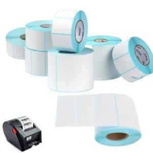1Roll Thermal Label Barcode Sticker 70x30/80x60/100x100/100x150/60x30mm Waterproof PrintTop Thermal Paper Thermal Printer TMZ