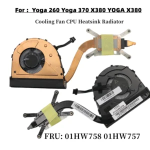 New/Orig For Lenovo ThinkPad Yoga 260 Yoga 370 X380 Yoga Laptop CPU Cooling Heatsink&Fan FRU 01HW758 01HW757