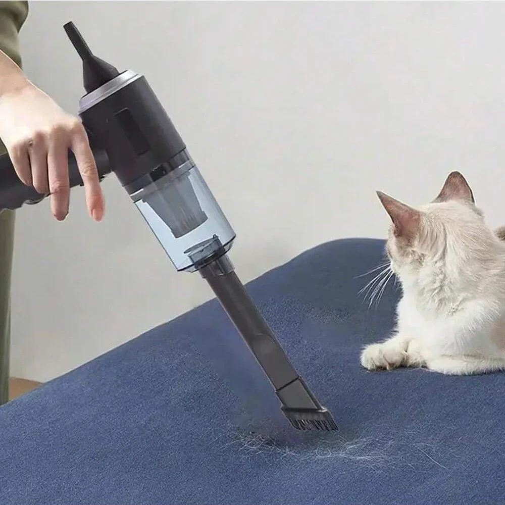 1PC Wireless Vacuum Cleaner 120W High Power Black Dual Use for Home And Car Powerful Portable Handheld Vacuum - Image 4