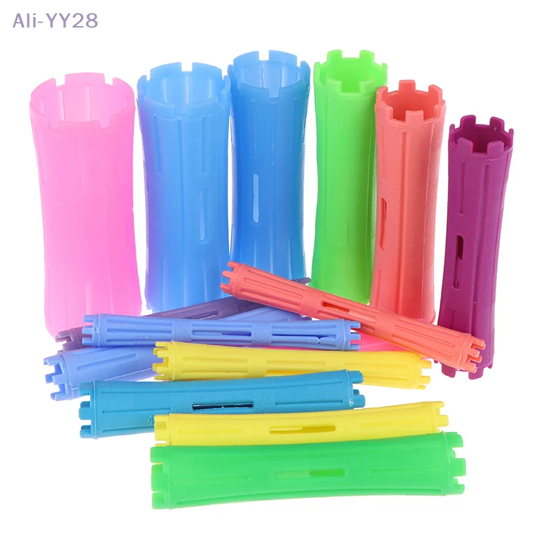 {YY28} 7/8/9/10 Pcs Heatless Hair Curler No Heat Hair Rollers Curling Rod Flexi Lazy Curls Wave Formers Hair Styling Tool - Image 5