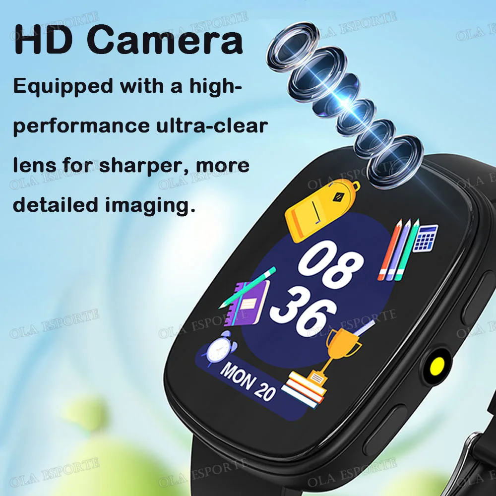 2026 Kids Games Smartwatch 1.83''HD Screen Camera 22 Interesting Games Sleep Monitor Alarm Clock Calculator Children Watch MA27 - Image 2