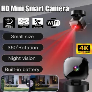 Mini Camera 4K Wireless WiFi Monitoring Security Protection Remote High-definition Night Vision Infrared Surveillance