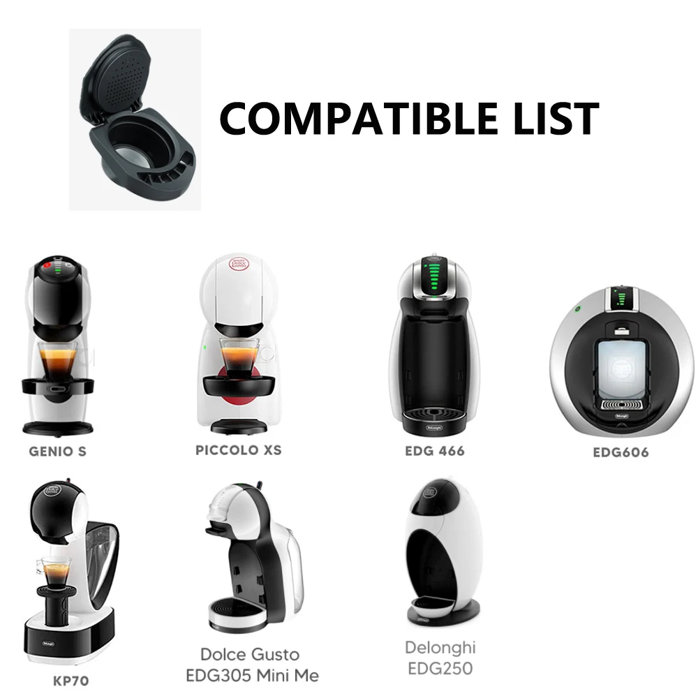 Refill Reusable Capsule Adapter for Dolce Gusto Coffee Capsule Convert Compatible with Genio S Piccolo XS Machine Coffee Accesso - Image 4