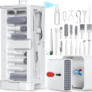 Professional 32-in-1 Electronics Cleaning Tools Set – for iPhone Port, AirPods Case, Bluetooth Earbuds, PC Keyboard, Laptop