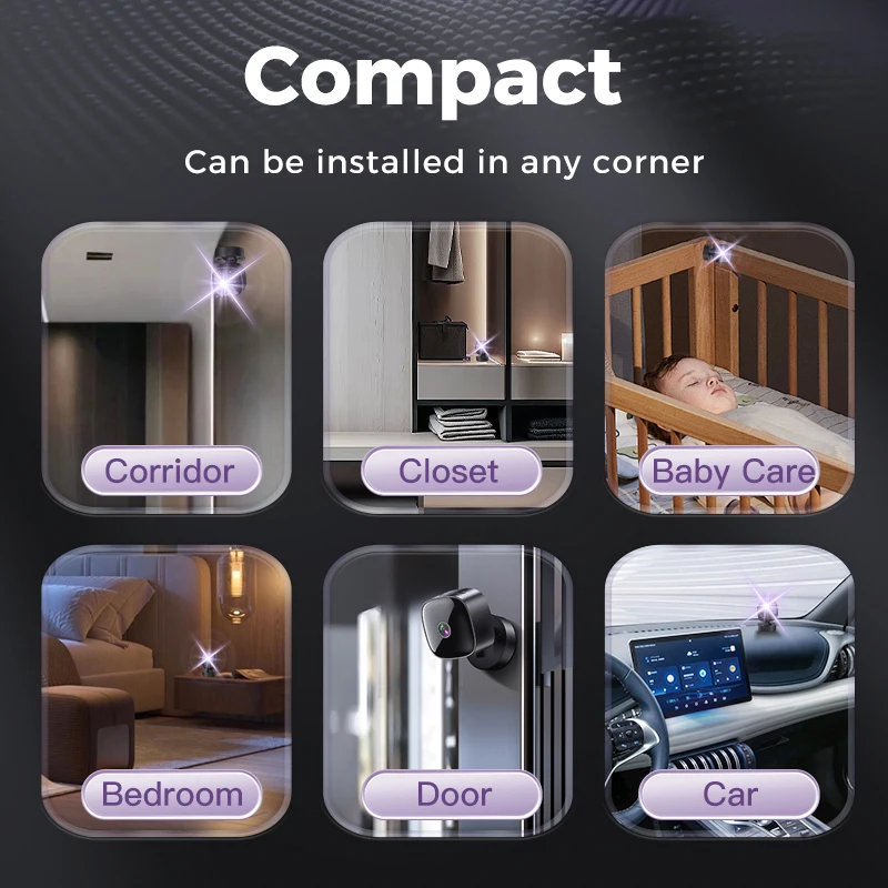 Mini Camera 4K Wireless WiFi Monitoring Security Protection Remote High-definition Night Vision Infrared Surveillance - Image 6