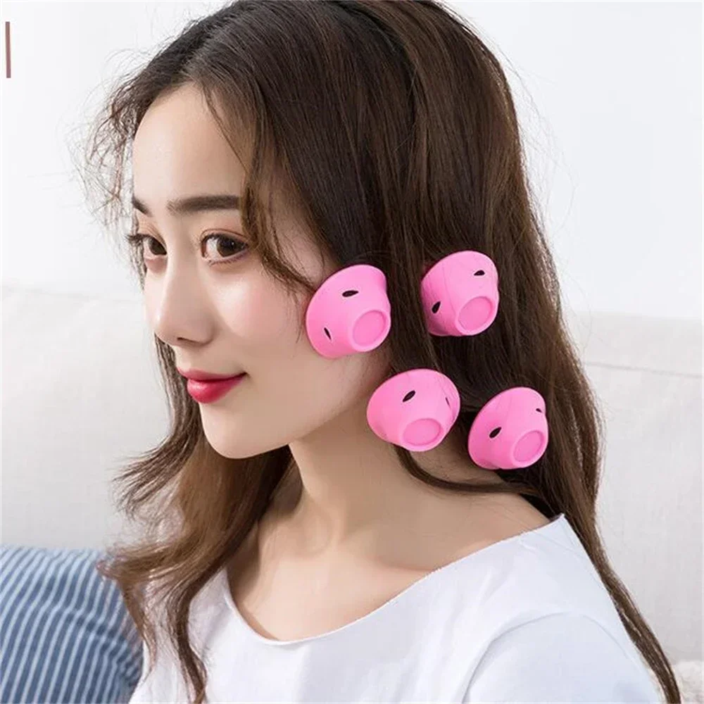 Heatless Hair Curlers Set: 10 Pieces Including Large and Small Soft Overnight Rollers for Women Lazy Curling Rods - Image 6