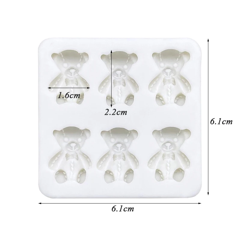 Bear Silicone Cake Baking Mold Sugarcraft Chocolate Cupcake Resin Tools Fondant Decorating Tools - Image 6