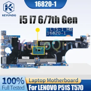 For LENOVO P51S T570 Notebook Mainboard 16820-1 i5 i7 6/7th Gen 01ER445 02HL408 Laptop Motherboard